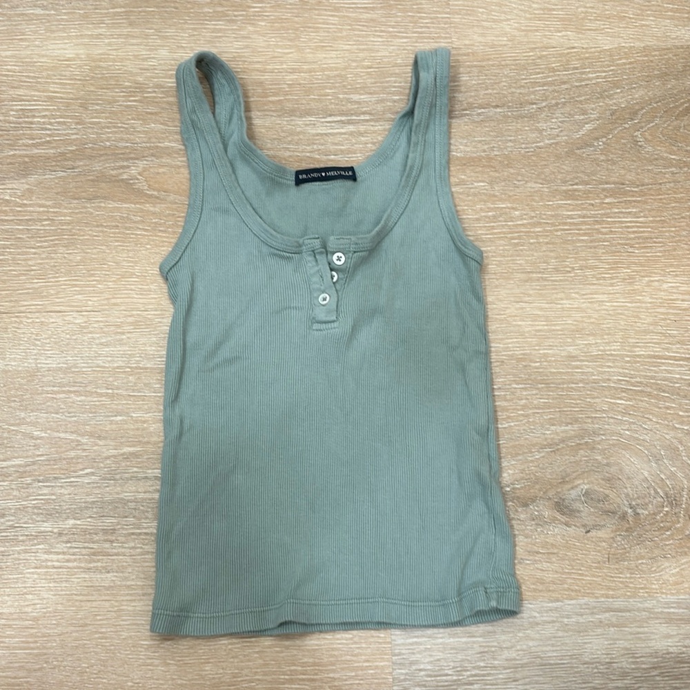 Aqua Brandy Melville Tank Top